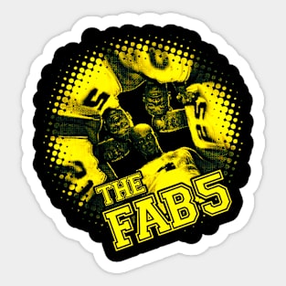 Fab 5 Sticker